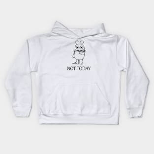 Not today Mouse Kids Hoodie